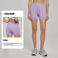 Solid Color Cotton Loose Breathable Workout Shorts