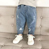 Fashion Personality Boy's Western Style Daddy Pants
