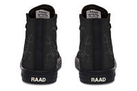 Printed Couple High Top Canvas Shoes