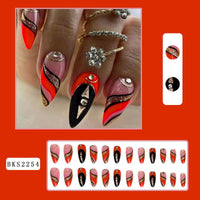 Wear Armor Medium Rhinestone Fake Nail Patch