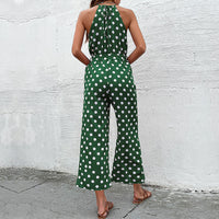 Loose Wide-leg Fashion Polka-dot Jumpsuit