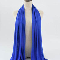 Solid Color Rayon Jersey Women's Scarf Mercerized Cotton Modal Kerchief