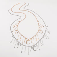 Fashion Temperamental Tassels Star Moon Waist Chain Creative Sexy