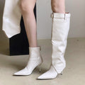 European And American-style Pointed-toe High Heels With Patent