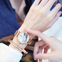 Women's Fashion Elegance Retro Marble Watch