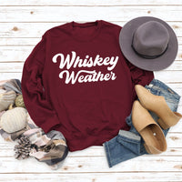 Lettered Casual Round Neck Long Sleeve Loose Sports Fashion Sweater