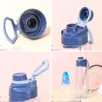 Construction Site 1L Large Capacity Water Cup Outdoor Plastic Water Bottle Portable In Summer