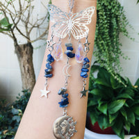 Butterfly Style Sun And Moon Accessories Crystal Ball Wind Chimes