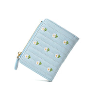 Cute Embroidered Women's Wallet Simple And Short Off