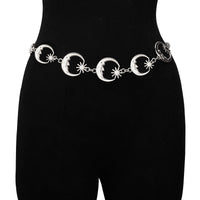 Adjustable Metal Sunflower Waistband Body Chain