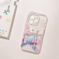 Transparent Scenery Phone Case For IPhone New