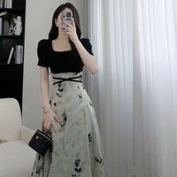 Hepburn-style High-end Printed Dress For Women