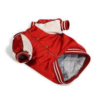 Dog Clothes Glossy Jacket Two Feet Cotton-padded