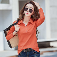 Womens Stylish Casual Slim-fit Lapel Top