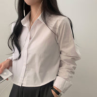 Short Shirt Long Sleeve Underwear Blouse