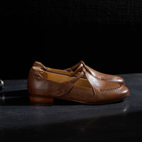 Women's Full Grain Leather T-Strap Mary Jane Flats, Premium Genuine Leather Casual Shoes