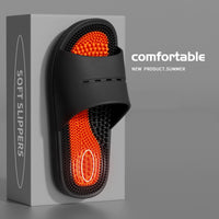 Massage Slippers For Men Summer Indoor Home And Bathroom Use Foot Acupressure Slippers With Non-slip Soles For Men