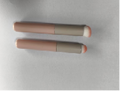 Concealer Lipstick Brush-Small steamed bun-Skin tone-15.2 * 1.2 *1cm-2 pieces 1 pack