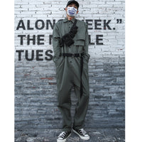 Men's Loose Retro Overalls Jumpsuit