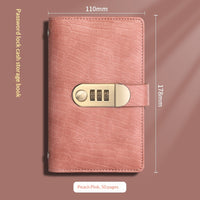 New Cash Savings Book Financial Storage Book Password Lock Savings Clip