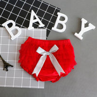 Bow Mesh Cute Shorts Infant Korean Children's Clothing