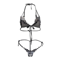Sexy Lingerie Sexy Three-point Small Breast Size Exaggerating Bra Pure Desire Style Uniform Suit