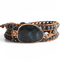 European And American-style Fashionable Beaded Braided Bracelet