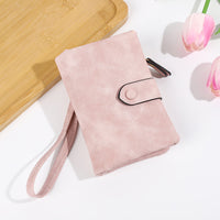 Short Korean Version PU Soft Leather Off Multi-slot Wallet And Coin Purse