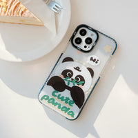 Cute Cartoon Mobile Phone Case Gnawing Bamboo Panda