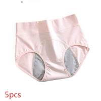 Women's Cotton High Waist Physiological Underwear