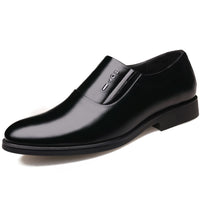 Invisible Increase Men's Shoes 6cm Pointed Toe Business Suits Men's Leather Shoes