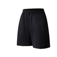 Solid-color Cable-knit Jacquard Casual Loose-fitting Versatile Shorts