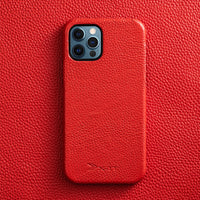 Mobile Phone Case Leather Lychee Pattern Protection Holster Tide