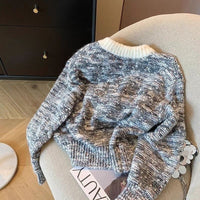 Puppy Embroidered Sweater Cardigan For Women
