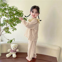 Pastoral Style Korean Girl Floral Home Service