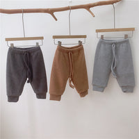 Children's Casual Pants Plus Cashmere Autumn And Winter Clothes