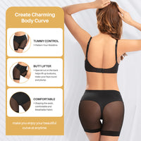 High Waisted Tuck Pants Mesh Corset Hip Lifting Hip Training Pants