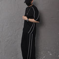 Summer New Color-blocking Trim Design Sporty Casual Two-piece Set