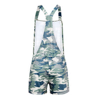 Suspender Drawstring Elastic Waist Pocket Jumpsuit
