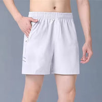 Straight-leg Minimalist Pants In Ice Silk Quick-drying