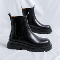 Chelsea Men's High-top Smoke Pipe British Martin Boots