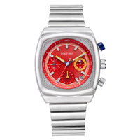 Mens Square Watch Multifunctional Six-hand Quartz Timepiece