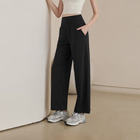 High-waisted Butt-lifting Tight-fitting Wide-leg Yoga Pants For Women