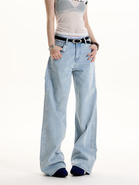 American Retro Hot Girl Style Rivet Design Sense Matchet Pants
