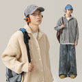 Japanese-style Retro Turtleneck Cardigan Sweater Men's Autumn And Winter Idle Style