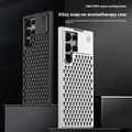 Spring Fastener Magnetic Suction Aluminum Alloy Heat Dissipation S24ultra Phone Case
