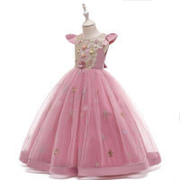 Banquet Evening Dress Girl Princess Tutu Little Host Performance Costume