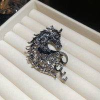 Fabric-knit Flower Ingot Brooch