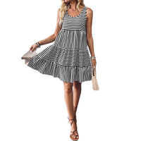 Fashionable Loose Sleeveless Dress For Women