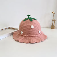 Children's Warm Wide Brim Knitted Hat